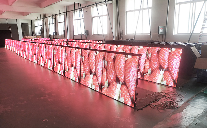 A introdução do display LED?